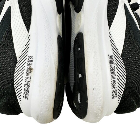 Brooks Adrenaline GTS 24 Running Shoes Black White Women's Size 7.5 Wide (D) - Picture 6 of 13